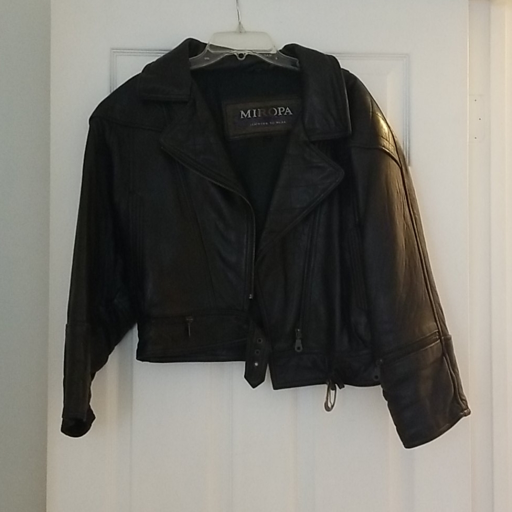 Vintage Biker / Bomber leather Jacket